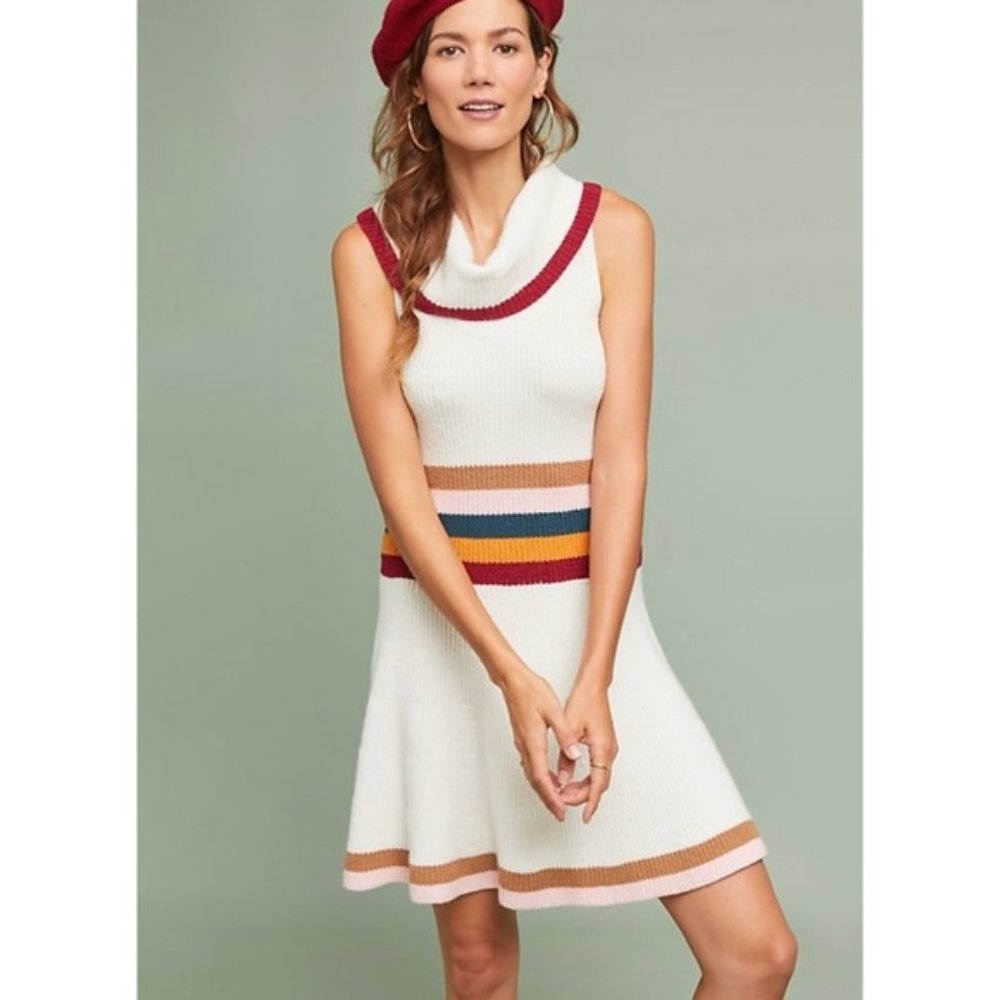 Maeve for Anthropologie Sporty Sweater Dress